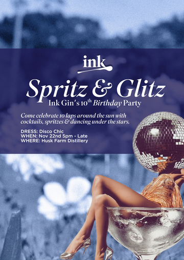 Your Invited to our 10th Birthday Party: Spritz & Glitz