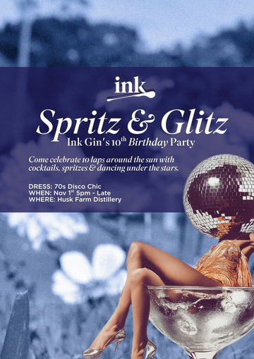 Your Invited to our 10th Birthday Party: Spritz & Glitz