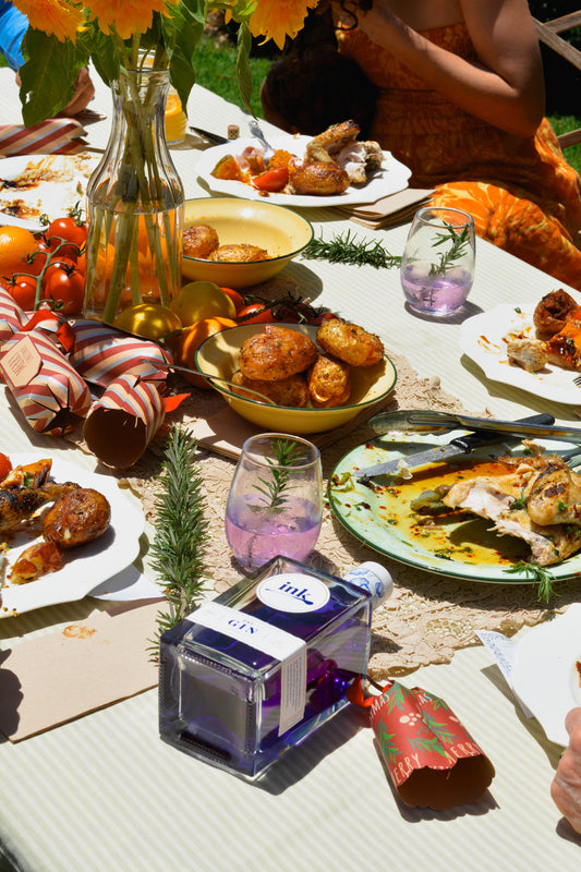 Christmas Lunch on our Farm + Rum Ball Christmas Tree Recipe