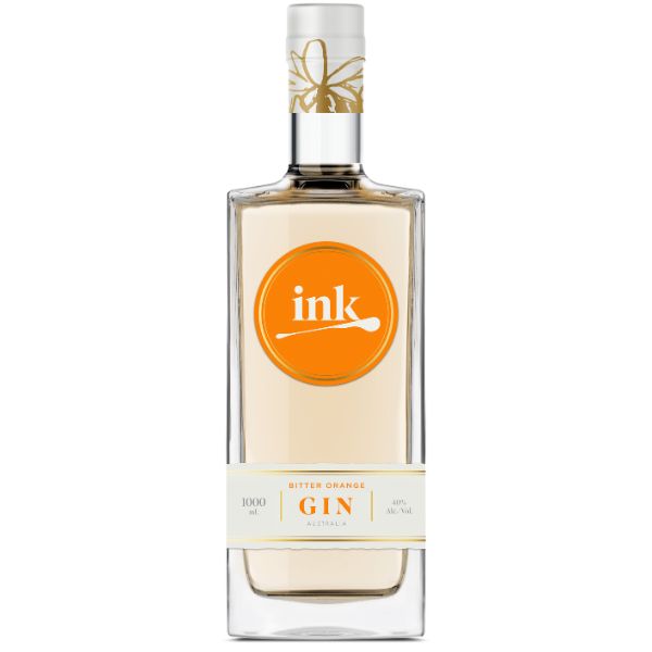 Ink Bitter Orange Gin 1L Deluxe Bottle
